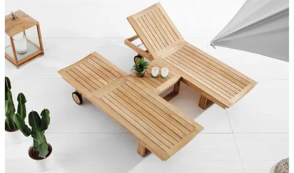 Chaise longue de jardín Serter