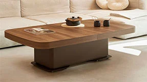 Mesa de centro esquinas redondeadas convertible Elegant Mesa de centro esquinas redondeadas convertible Elegant