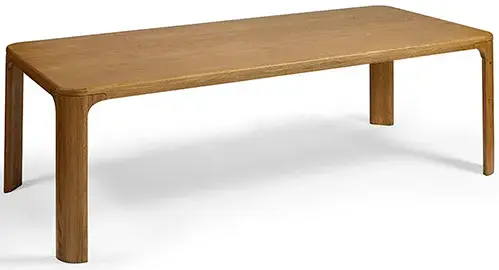 Mesa de comedor esquinas redondeadas Curve