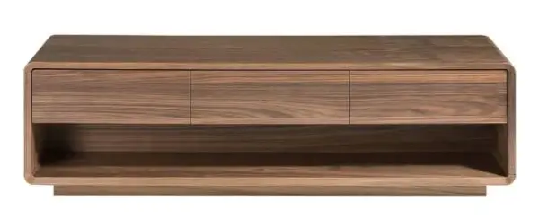 Mesa de televisión nogal Noxen