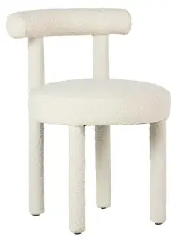 Silla madera arce blanca Boucle