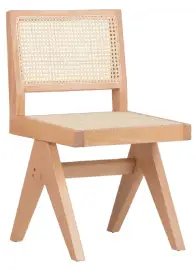 Silla olmo ratan marrón KD Conakri