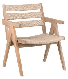 Silla olmo ratan marron Vansbro