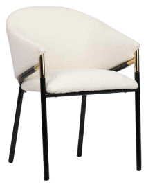 Silla textil blanco Atlanta 