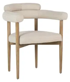 Silla madera fresno beige 