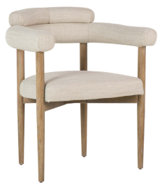 Silla madera fresno beige 