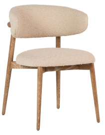 Silla madera fresno beige 