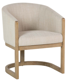 Butaca madera fresno beige