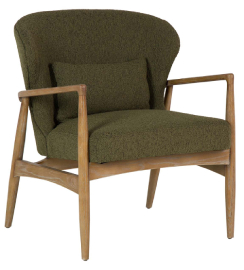 Sillón madera fresno verde