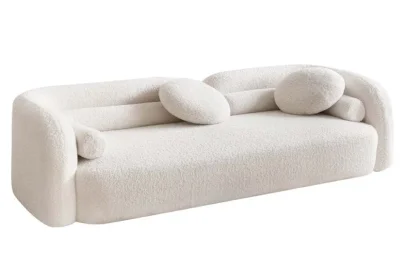 Sofá chenilla  beige Omaha