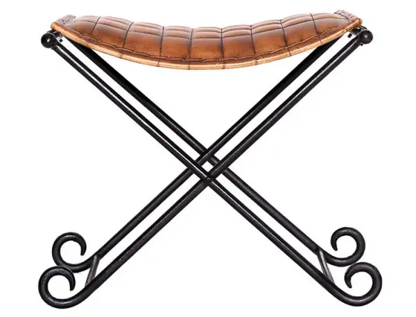 Banqueta plegable piel Oxford