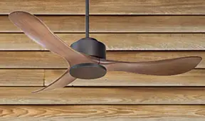 Ventilador 3 palas de madera Signes