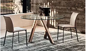 Mesa de comedor cristal Ray Cattelan