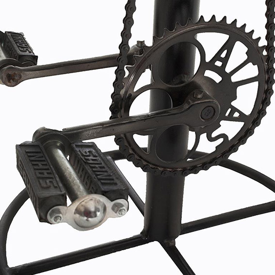 Taburete con pedal piel Poole