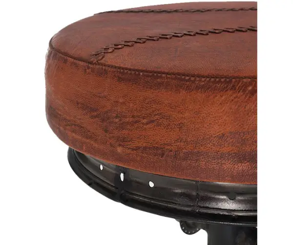 Taburete con pedal piel Poole