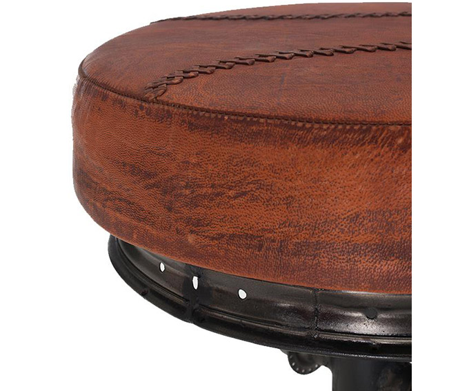 Taburete con pedal piel Poole