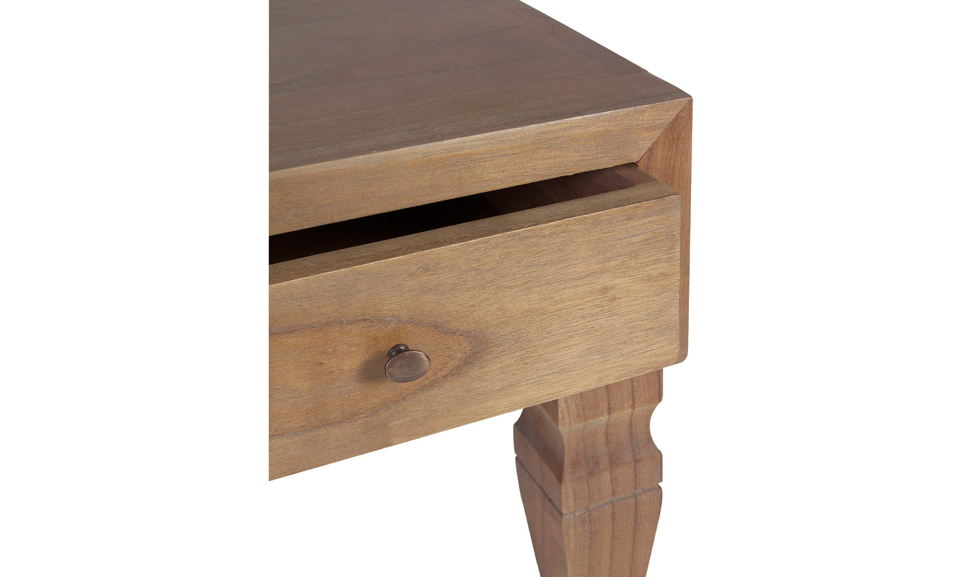 Mesa de centro 3 cajones 3 huecos Kaki