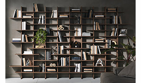 Librería modular de diseño Elisabeth de Pacini e Cappellini