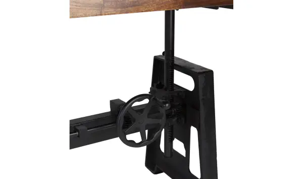 Mesa de escritorio regulable industrial Pipa