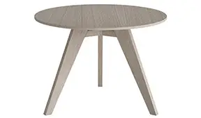 Mesa de comedor redonda roble nórdica Nara