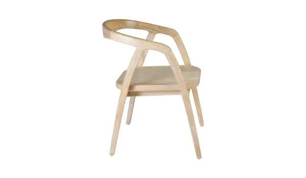 Sillón natural blanqueada Alya