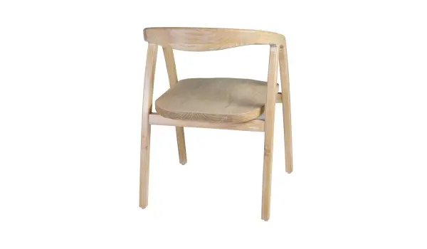 Sillón natural blanqueada Alya
