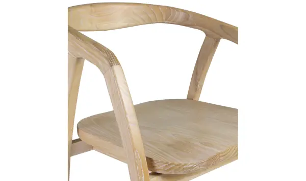 Sillón natural blanqueada Alya