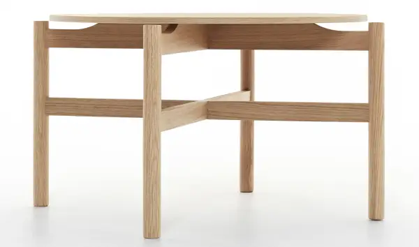 Mesa de centro roble macizo Bud