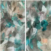 Pareja de cuadros abstract nature
