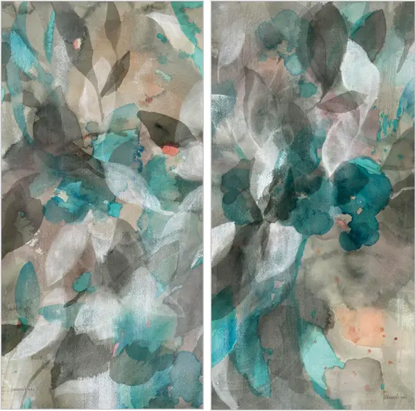 Pareja de cuadros abstract nature