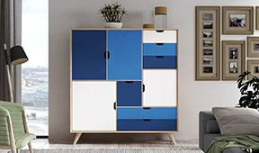 Aparador PANTONE 19_4052 Classic Blue Bosco