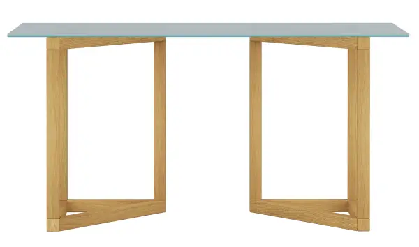 Mesa de escritorio roble nórdica Triangle