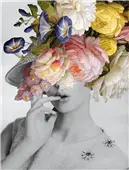 Cuadro canvas garden party I