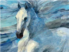 Cuadro canvas poseidon indigo