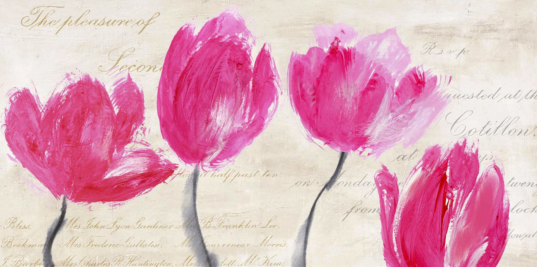 Cuadro canvas classic tulips