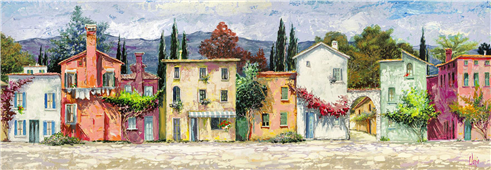 Cuadro canvas paese italiano