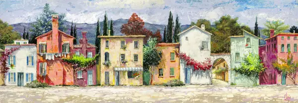 Cuadro canvas paese italiano
