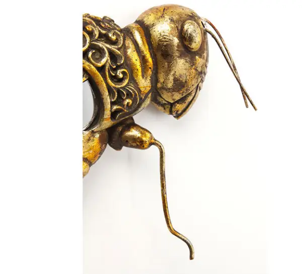 Figura decorativa espejo Saltamontes