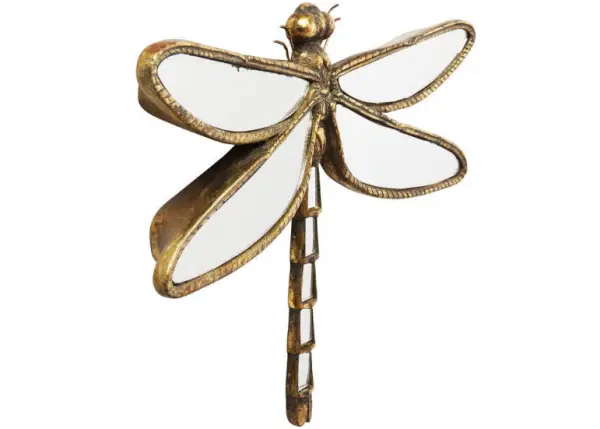 Figura decorativa espejo Libélula