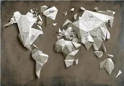 Cuadro canvas a different world II
