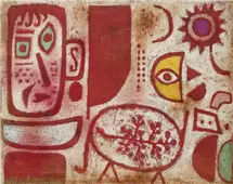 Cuadro canvas paul klee rausch