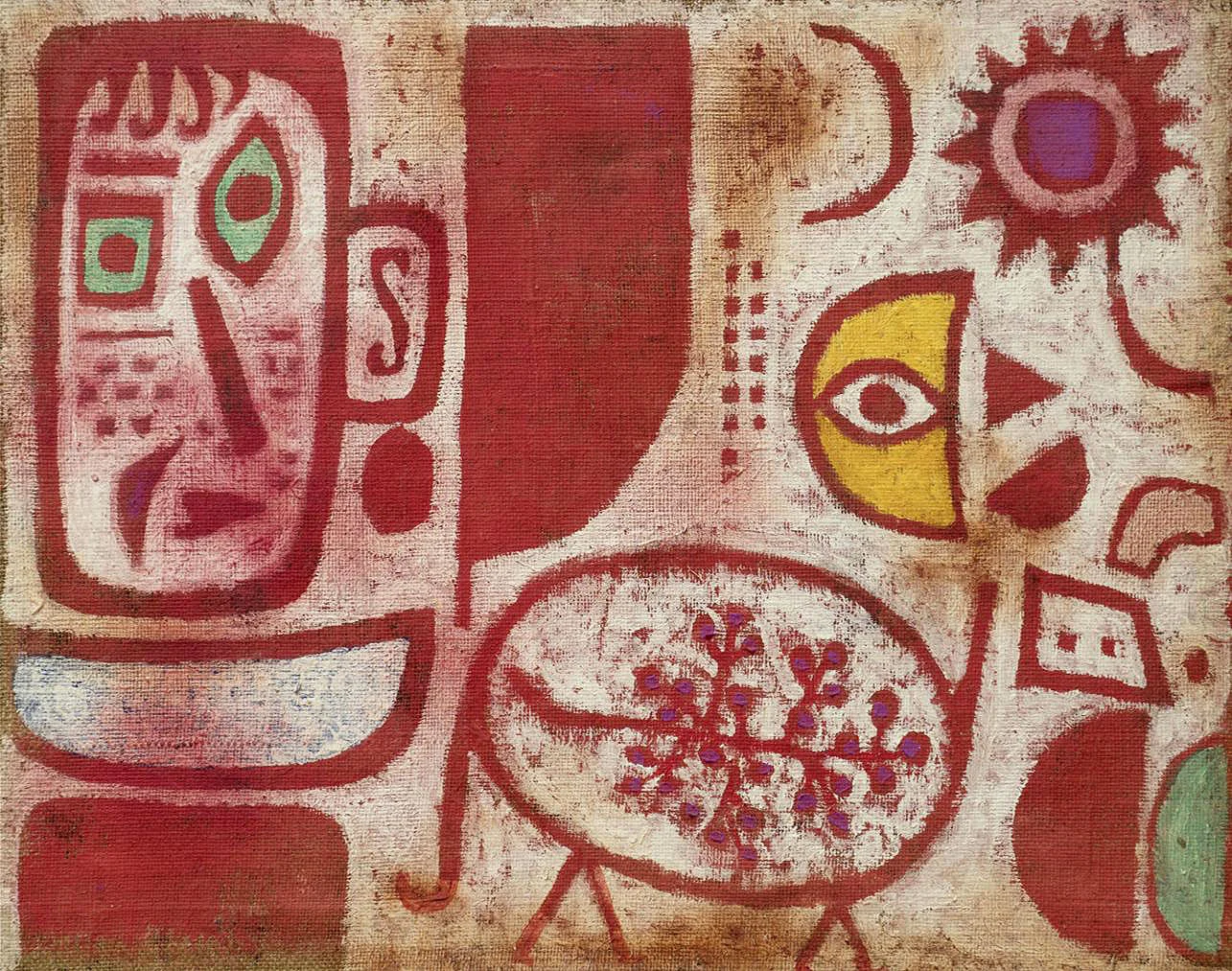 Cuadro canvas paul klee rausch