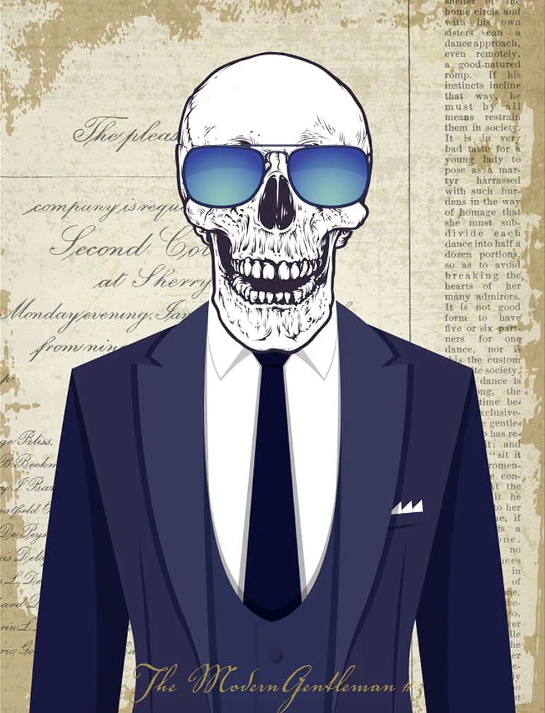 Cuadro canvas the modern gentleman 3