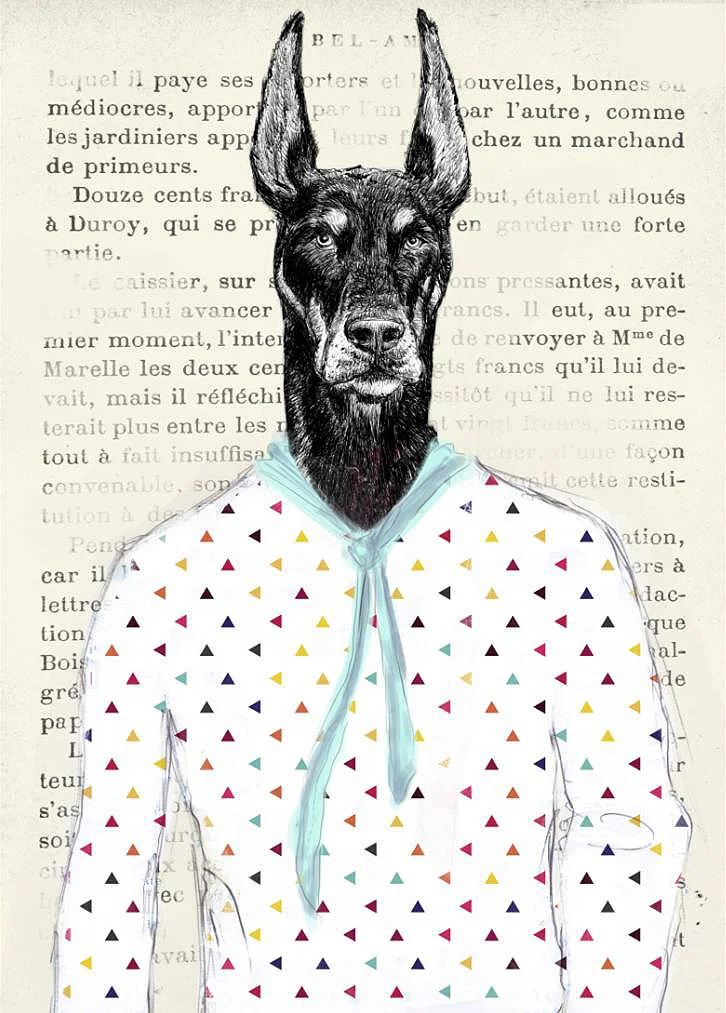 Cuadro canvas modern dandy