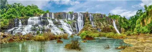 Cuadro canvas pongour waterfall vietnam