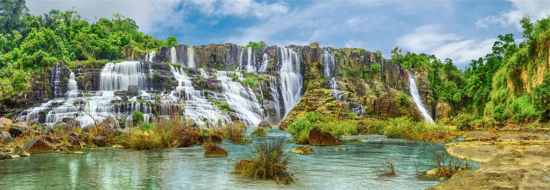 Cuadro canvas pongour waterfall vietnam