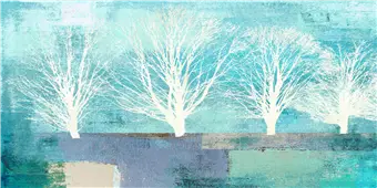 Cuadro canvas tree lines I