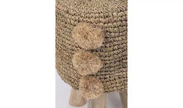 Taburete fibra natural jarl