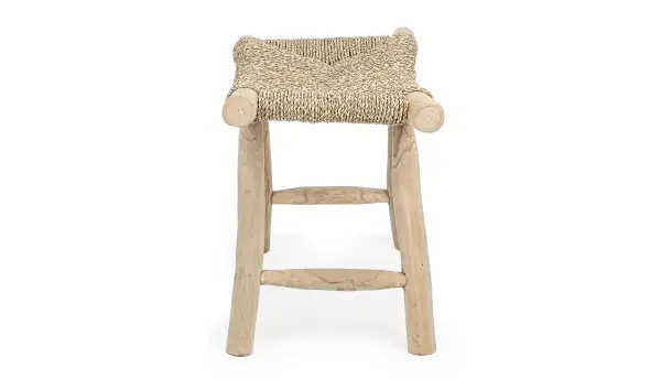Taburete fibra natural Bow