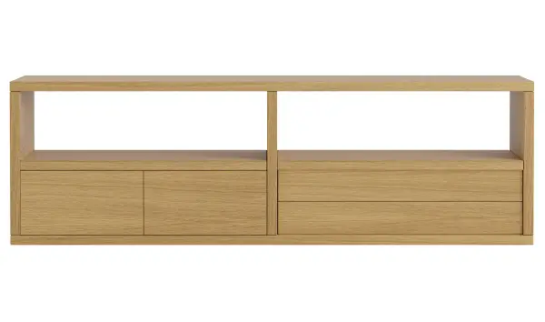 Mueble tv 2 puertas 2 cajones nórdico Sendai